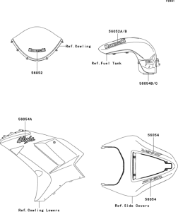 ZX600 Decals(silver)(p7f)