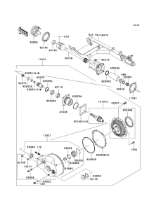 VN1600 Drive shaft / final gear(1 / 2)
