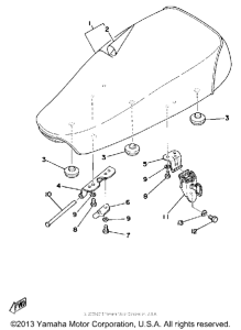 DT100D Сиденье