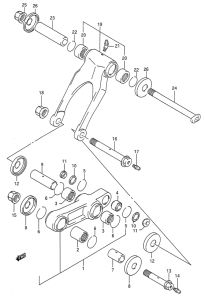 RMX250 Cushion lever