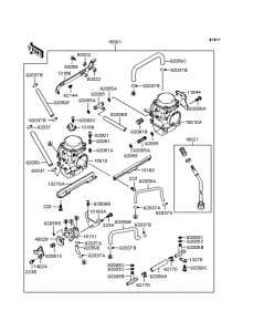 EX250 Карбюратор