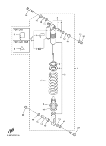 WR250F Задняя подвеска