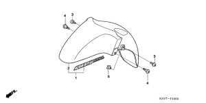 NSS250EX Переднее крыло