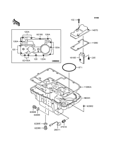 ZR1100 Поддон картера