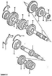 GS650 Трансмиссия