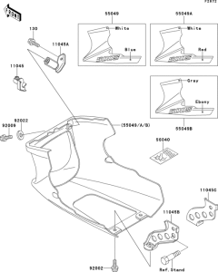 EX500 Cowling lowers(1 / 2)