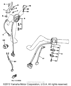 XVZ13DS Рулевые переключатели