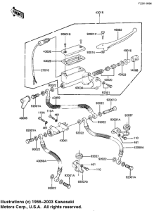 KZ1000 Передний тормозной цилиндр