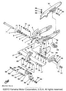 XT350TC (CA ED.) Бугель
