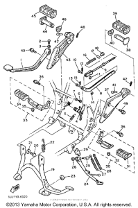 YX600T Подножки