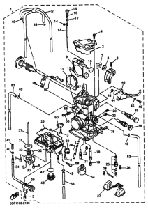 YZ426F YZ426FP Carburetor assy
