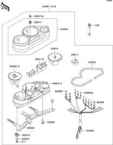 ZX600 Приборы
