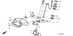 GL1500SE Траверса нижняя