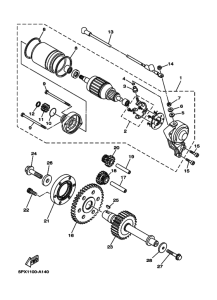XV1700PC XV17PC XV17PCS Стартер