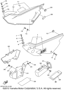 TTR225P Боковые обтекатели