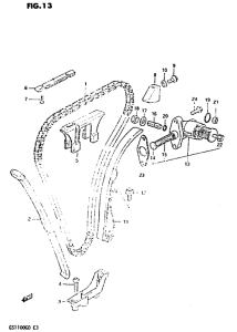GS1100 Держатель направляющей