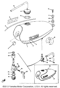 TY80A Топливный бак
