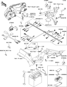 ZX900 Электрика