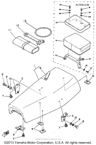 IT125H Сиденье