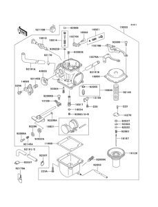 BN125 Carburetor assy