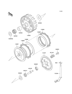 VN800 Сцепление