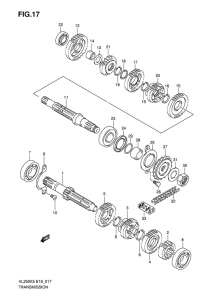 VL250 Трансмиссия
