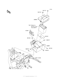 VN1700 Короб для АКБ