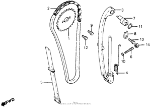 XL80S Cam chain + tensioner