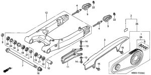VTR1000F Маятник