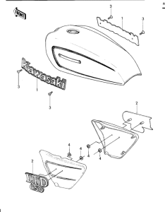 KZ1000 Наклейки