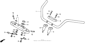 GL1500CT Handlebar + top bridge