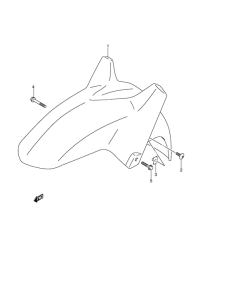 DL650 Переднее крыло