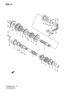TS185 Трансмиссия