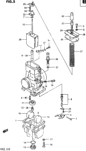 RM500 Carburetor assy