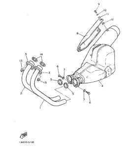 SRX600N (20.0KW) Выхлопная система