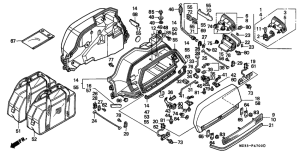 GL1500SE Боковые кофры