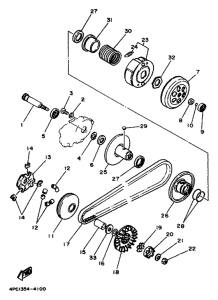 YA50R Сцепление