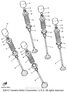 FZR1000B Клапана