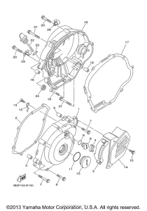 TTR125LEW Боковые крышки