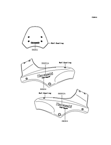 KLE650 Наклейки