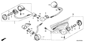 NCH50 Задний фонарь