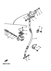 XT225 XT225H Передний тормозной цилиндр