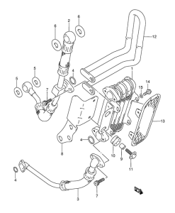 DR350 Масляный радиатор