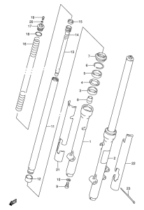 RM80 Демпфер передней вилки