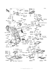 ZG1400 Рама ,крепежные детали