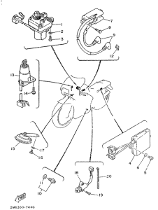 TZR250 Elektrische ausrustung 2