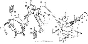 CX500 Radiator shroud + reserve tank