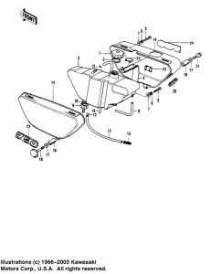 Side covers / oil tank