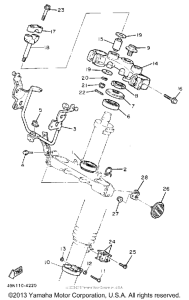 XT600UC (CA ED.) Управление