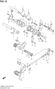 LS650 Механизм  переключения передач